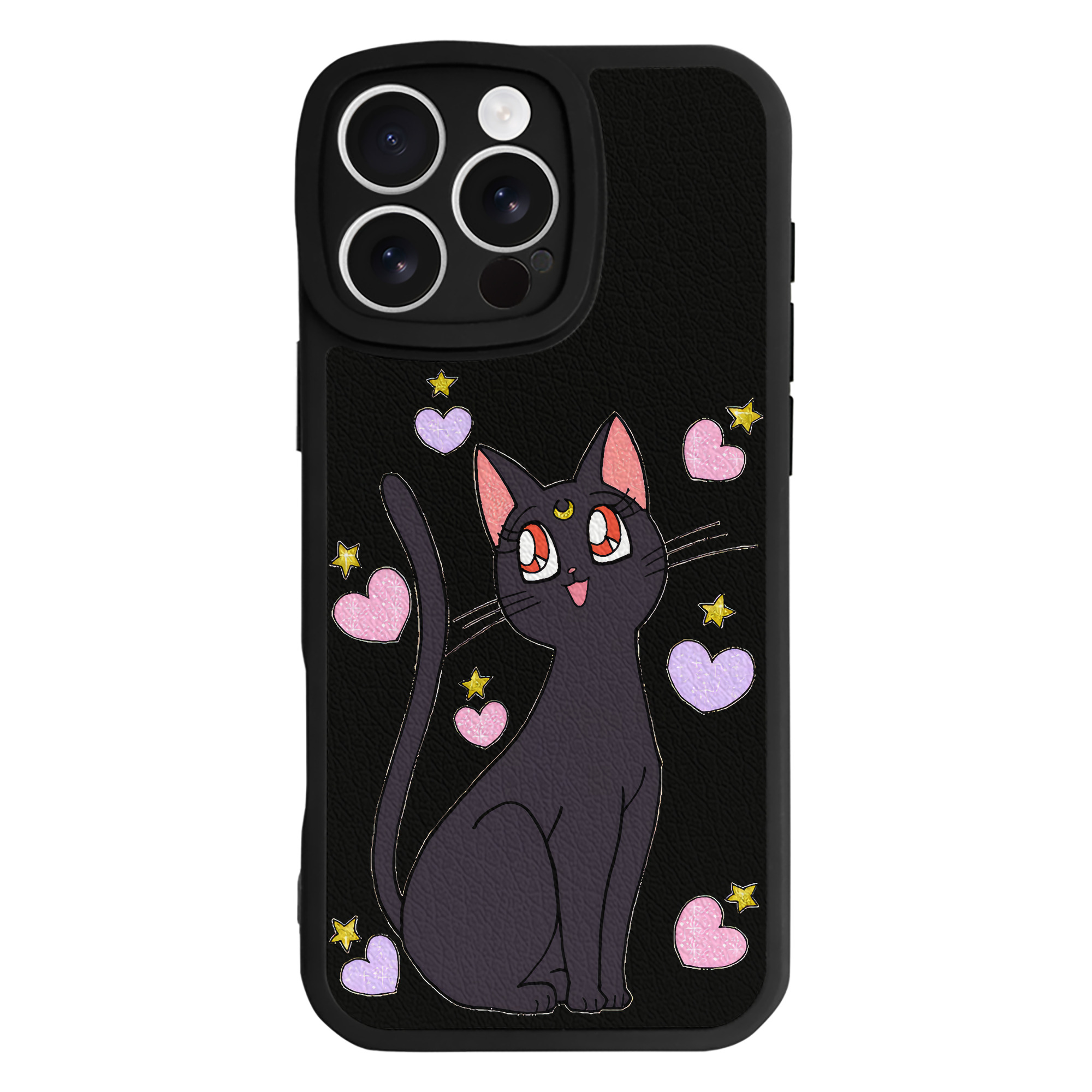 （画像用） 美少女戦士セーラームーン Sailor Moon 【iPhone 16シリーズ対応】シリコンスマホケース（レザー調） 材質：シリコン